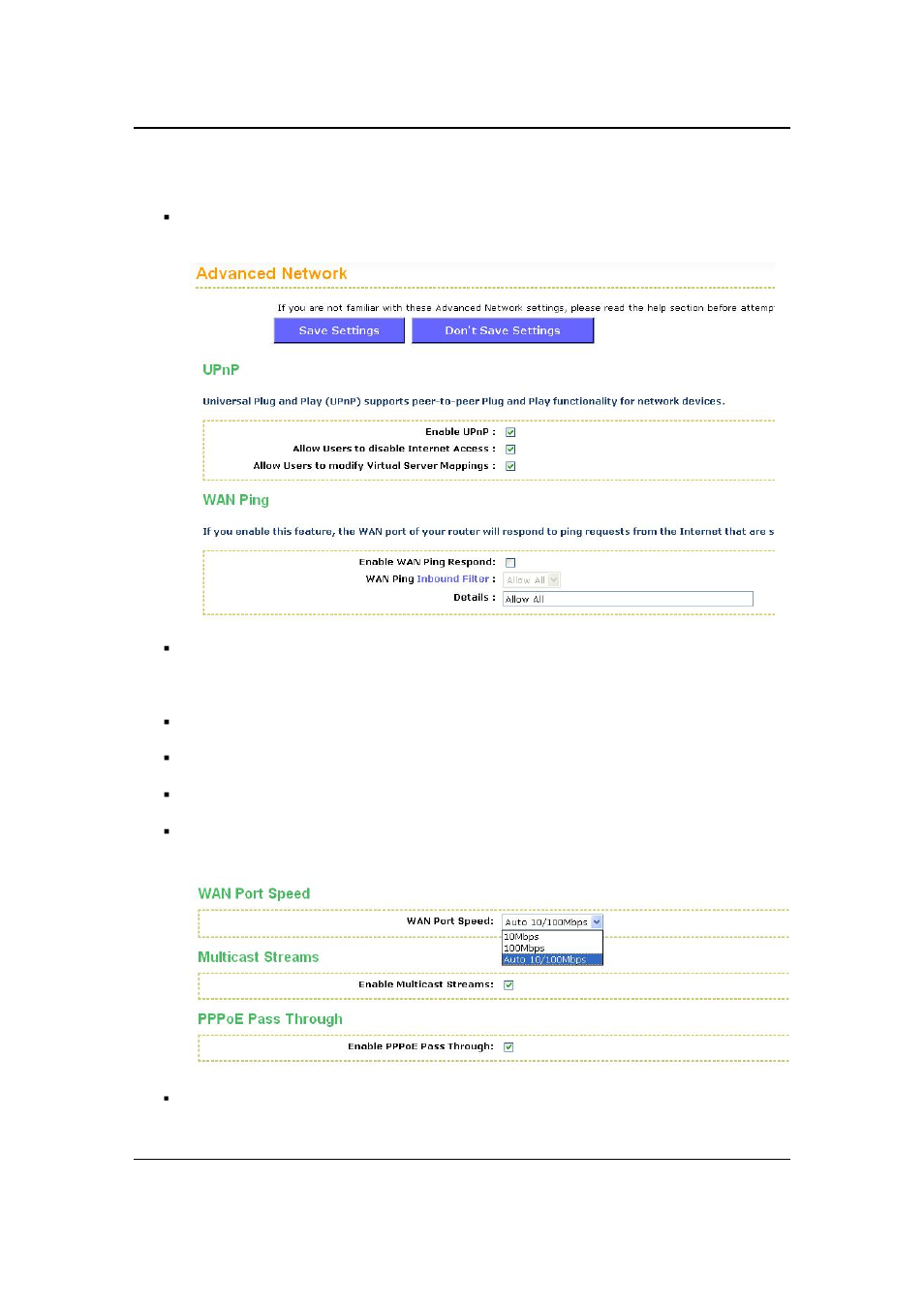 14 advanced network (upnp, wan ping…) | EnGenius Technologies ESR-9710 User Manual | Page 64 / 95