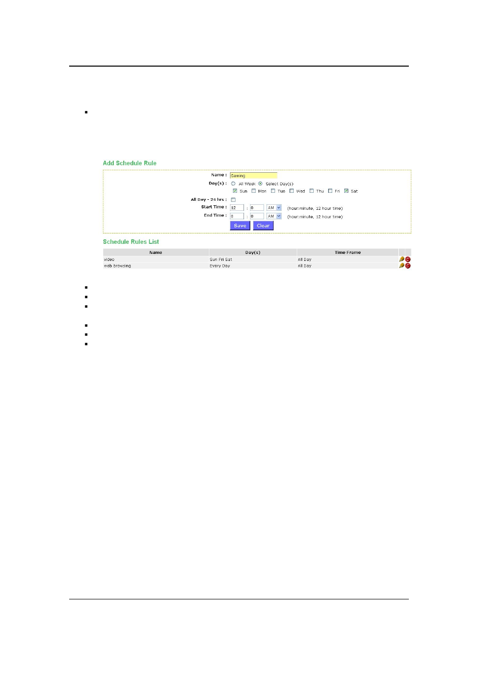 7 schedules | EnGenius Technologies ESR-9710 User Manual | Page 72 / 95