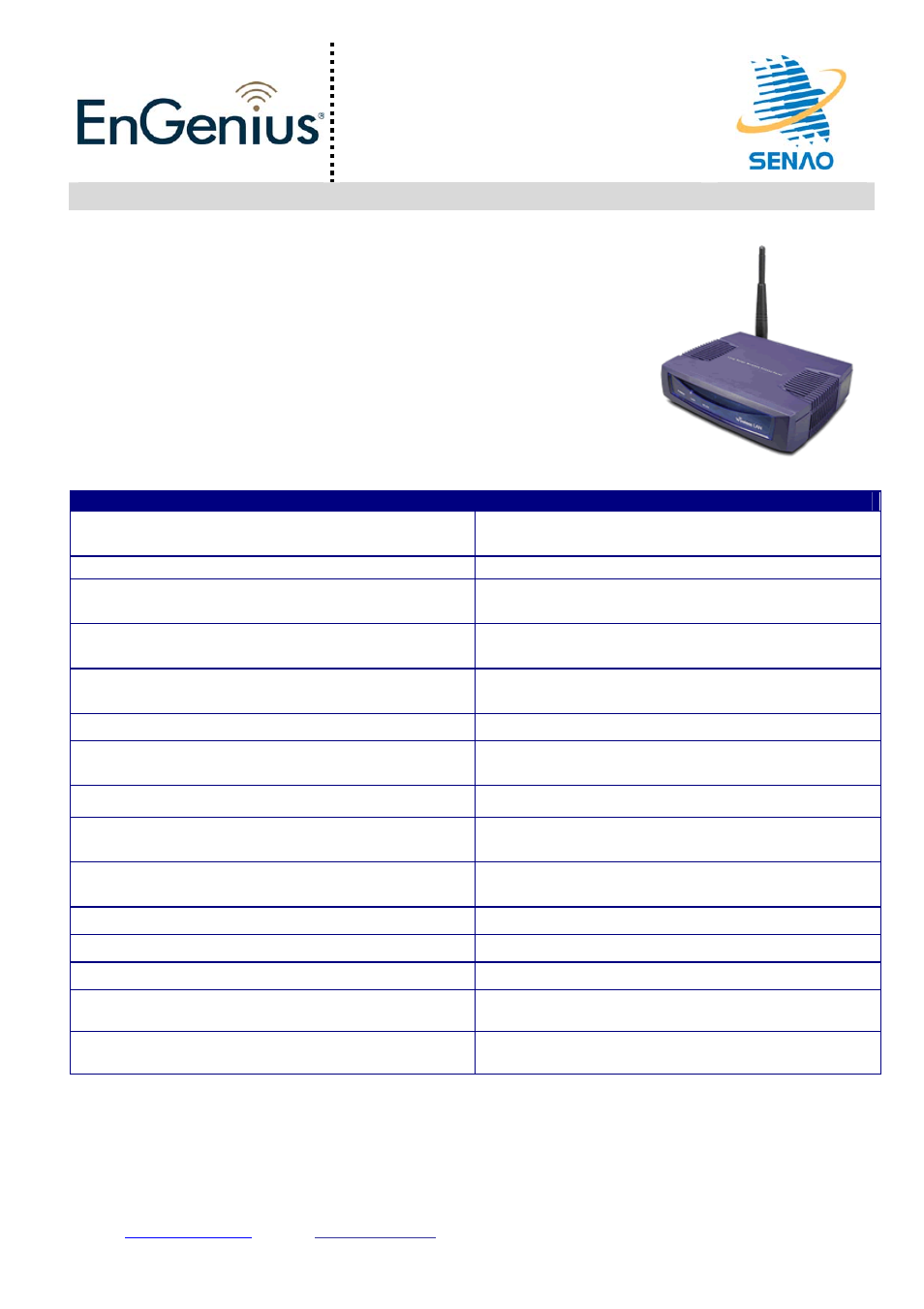 EnGenius Technologies ECB-3220 User Manual | 2 pages