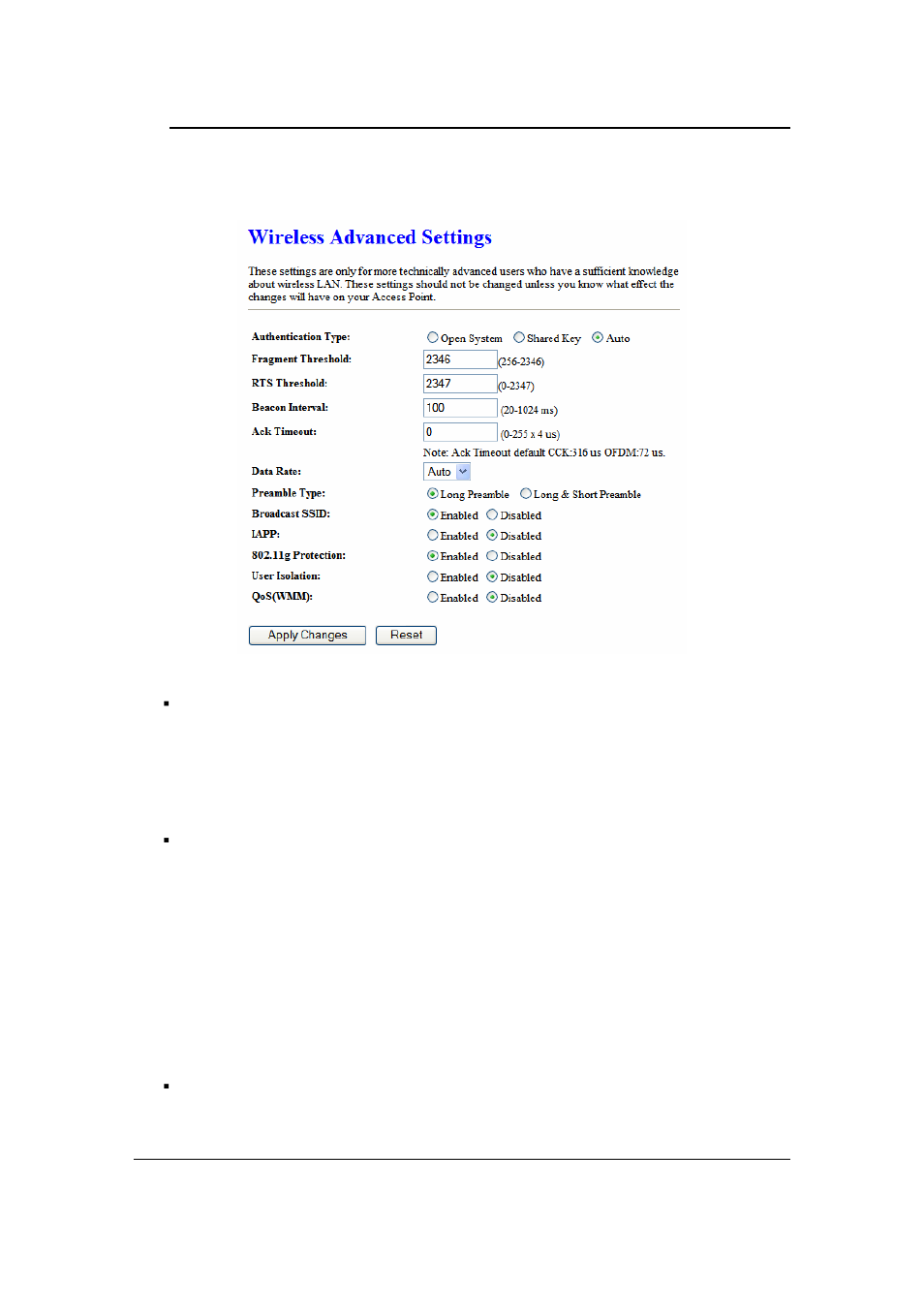 Advanced settings | EnGenius Technologies ECB-1220R User Manual | Page 35 / 69