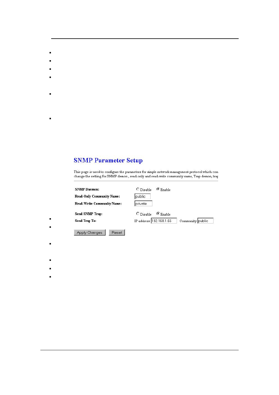 Snmp settings | EnGenius Technologies ECB-1220R User Manual | Page 57 / 69