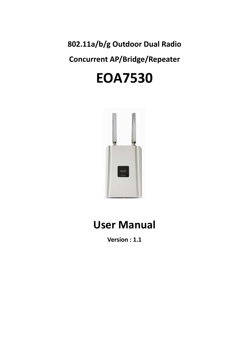 EnGenius Technologies EOA7530 User Manual | 84 pages