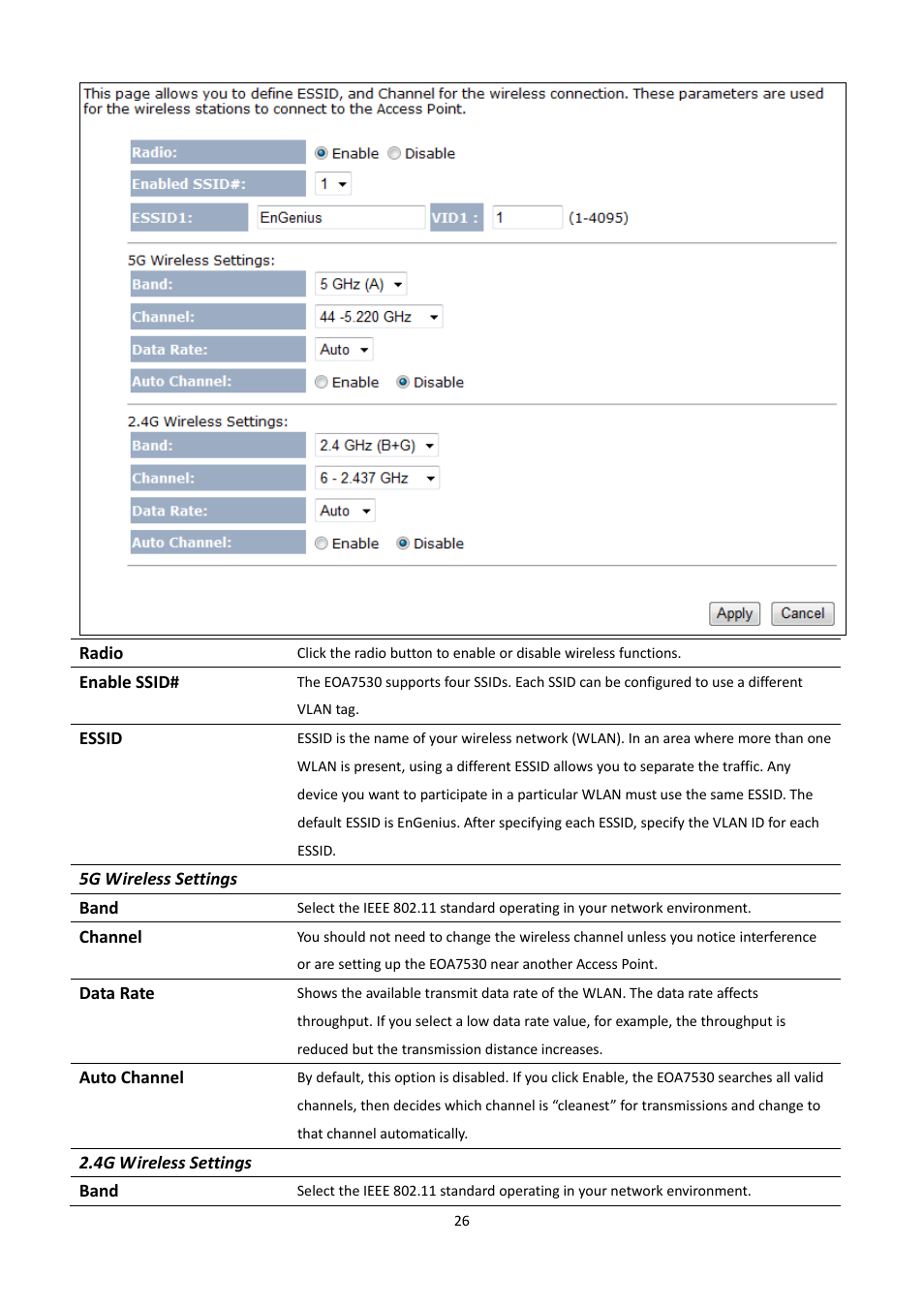 EnGenius Technologies EOA7530 User Manual | Page 27 / 84