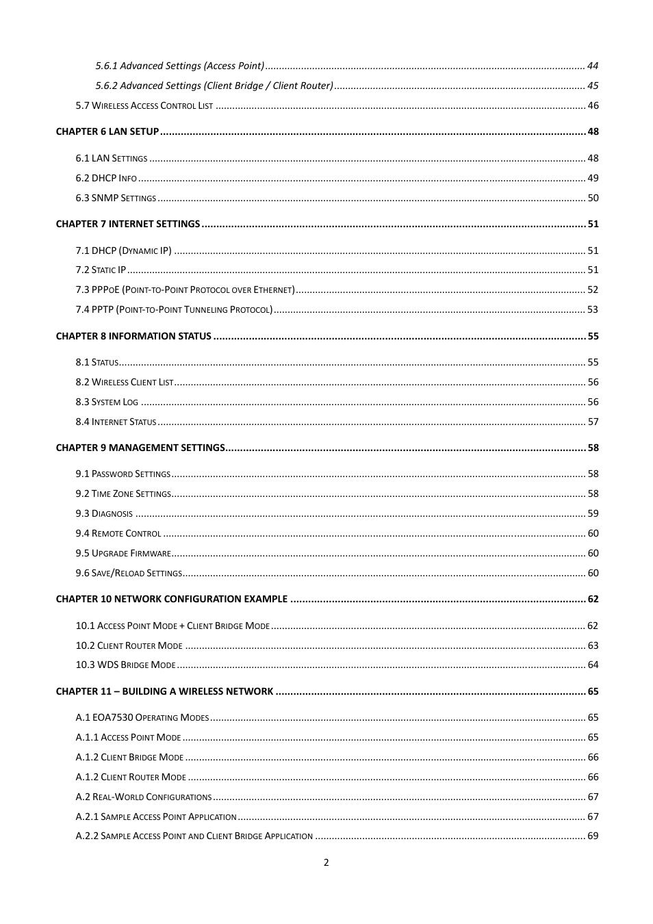 EnGenius Technologies EOA7530 User Manual | Page 3 / 84