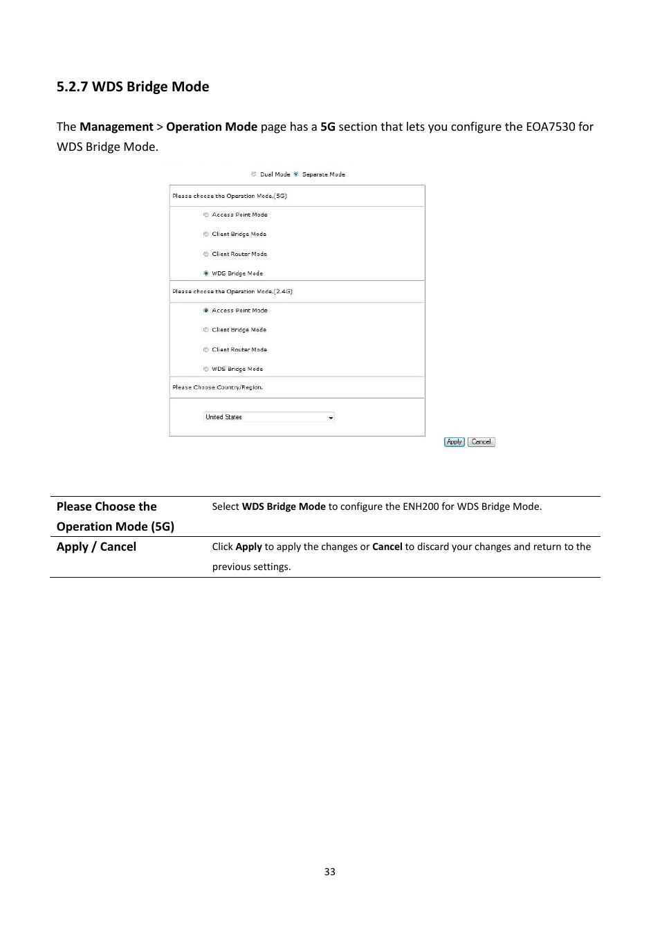 7 wds bridge mode | EnGenius Technologies EOA7530 User Manual | Page 34 / 84