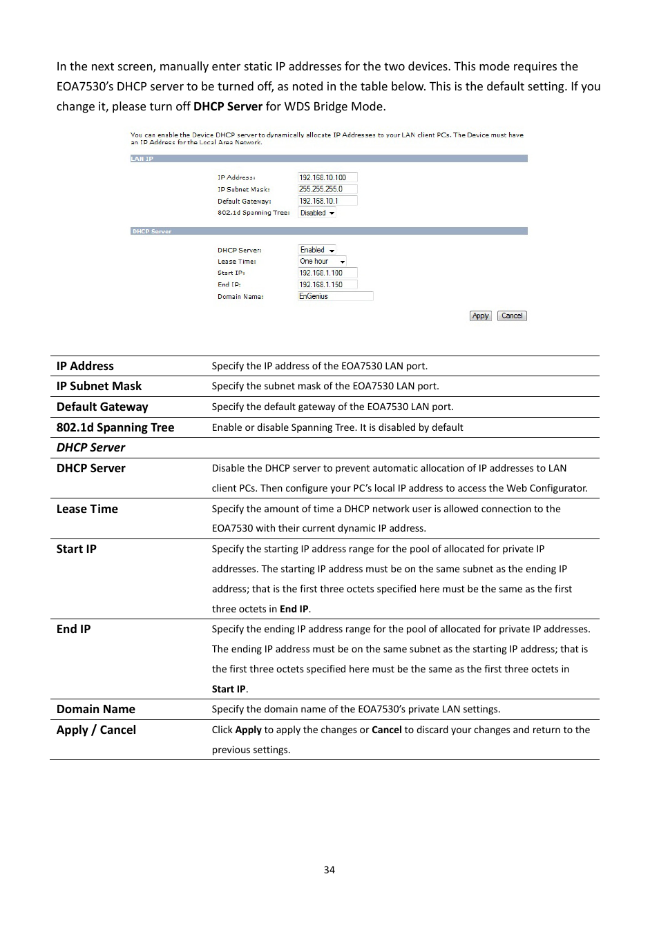 EnGenius Technologies EOA7530 User Manual | Page 35 / 84