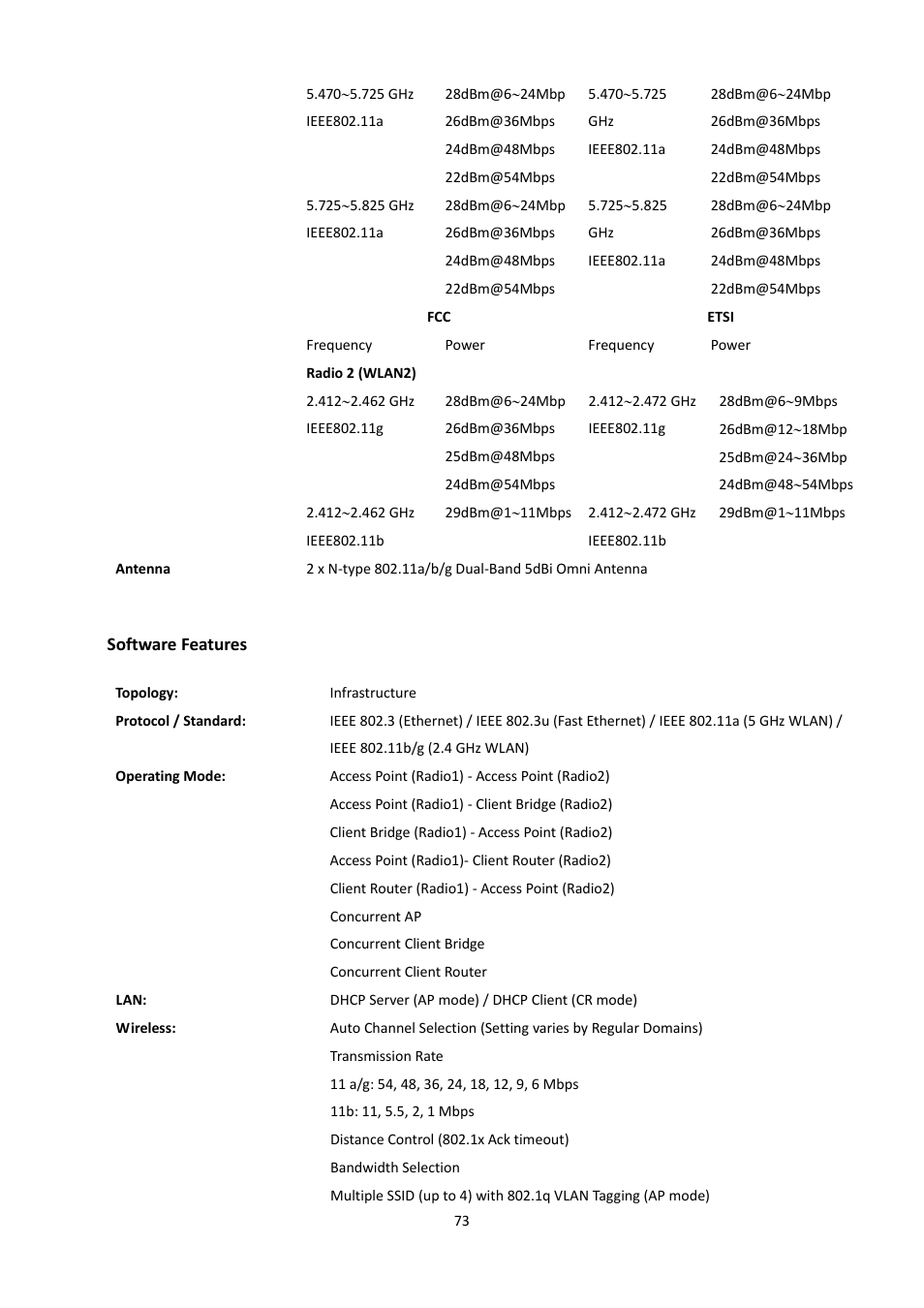 EnGenius Technologies EOA7530 User Manual | Page 74 / 84