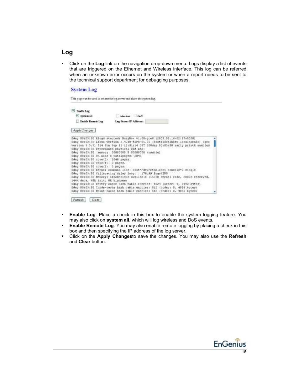 EnGenius Technologies EnGenius 11b/g Wireless SOHO Router 1.2 User Manual | Page 16 / 47