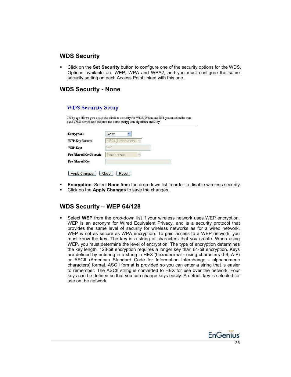 EnGenius Technologies EnGenius 11b/g Wireless SOHO Router 1.2 User Manual | Page 36 / 47