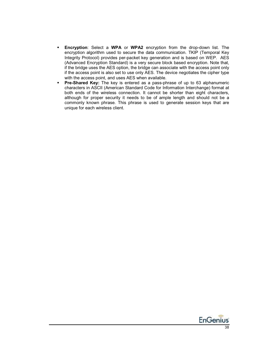 EnGenius Technologies EnGenius 11b/g Wireless SOHO Router 1.2 User Manual | Page 38 / 47
