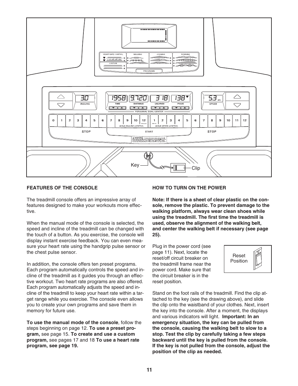 Epic Fitness 1000MX User Manual | Page 11 / 30