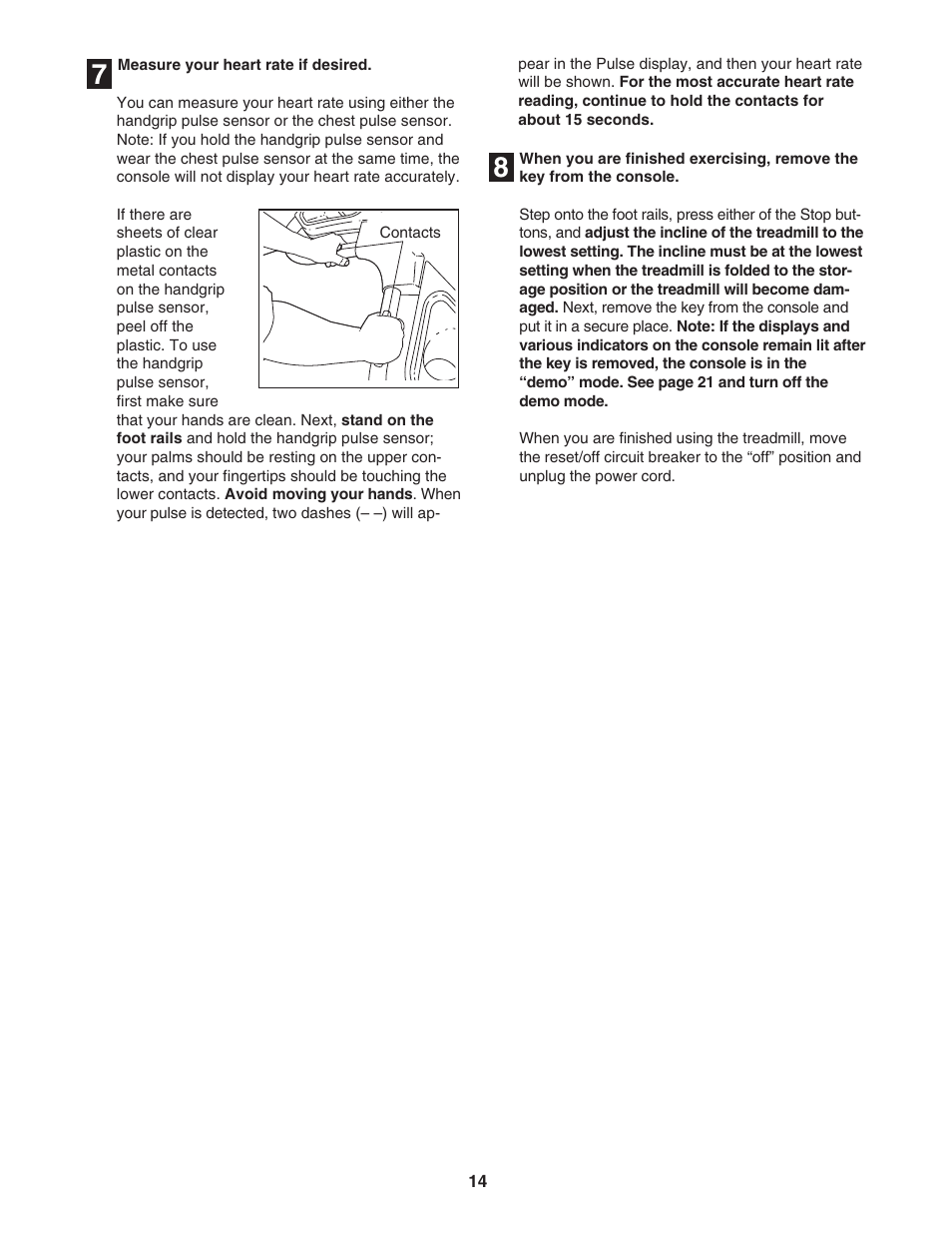 Epic Fitness 1000MX User Manual | Page 14 / 30