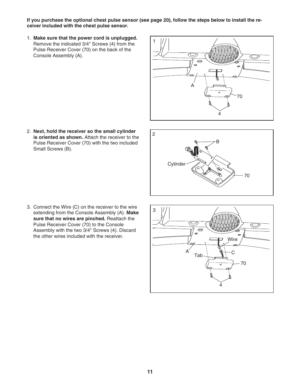Epic Fitness Epic VIEW 550 ECTL09706.1 User Manual | Page 11 / 30