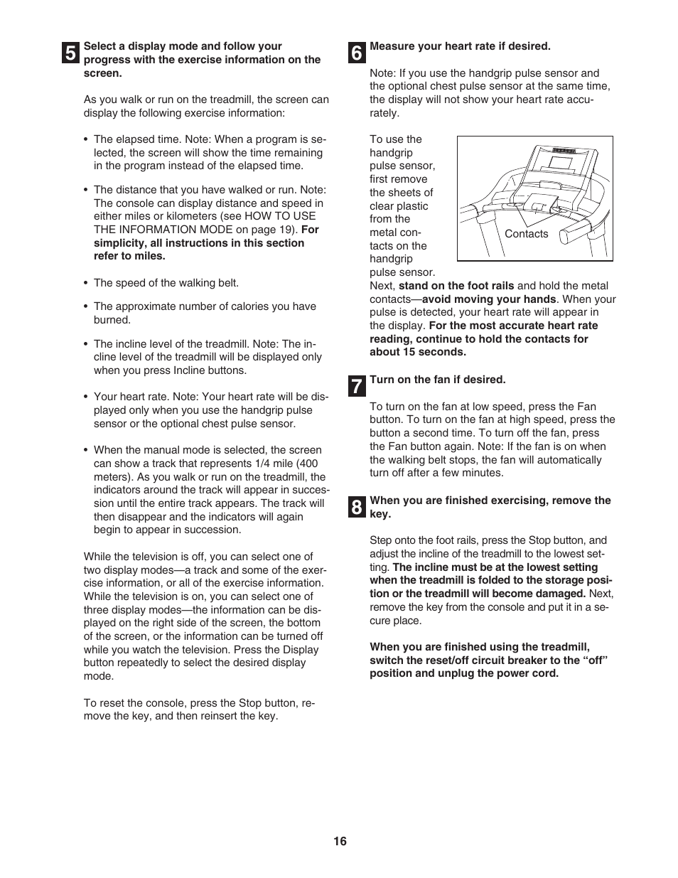 Epic Fitness Epic VIEW 550 ECTL09706.1 User Manual | Page 16 / 30