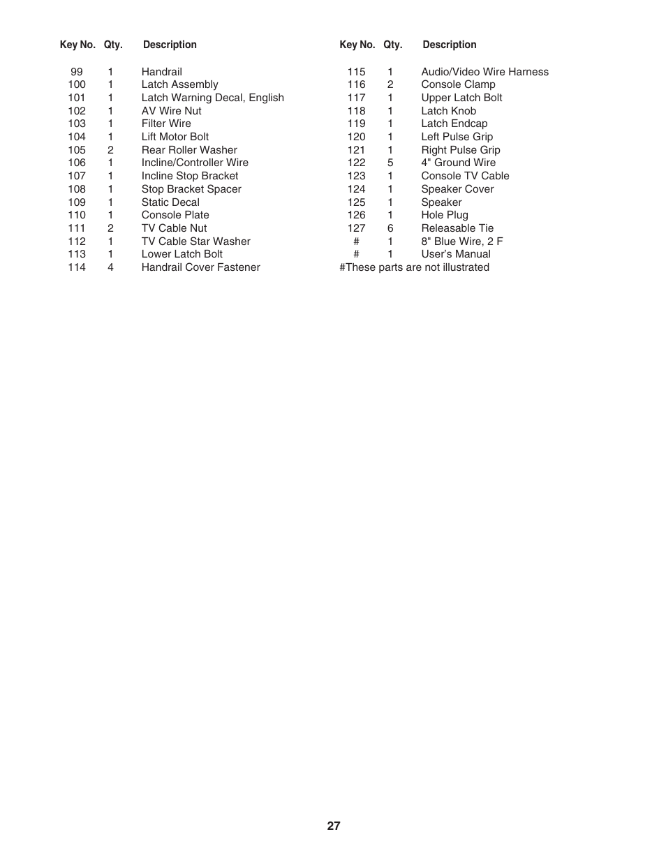 Epic Fitness Epic VIEW 550 ECTL09706.1 User Manual | Page 27 / 30