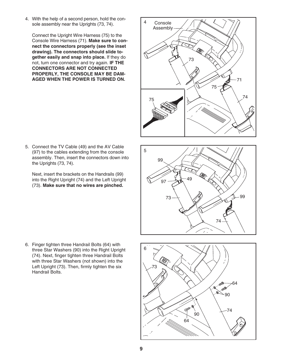 Epic Fitness VIEW 550 EPTL09706.1 User Manual | Page 9 / 30