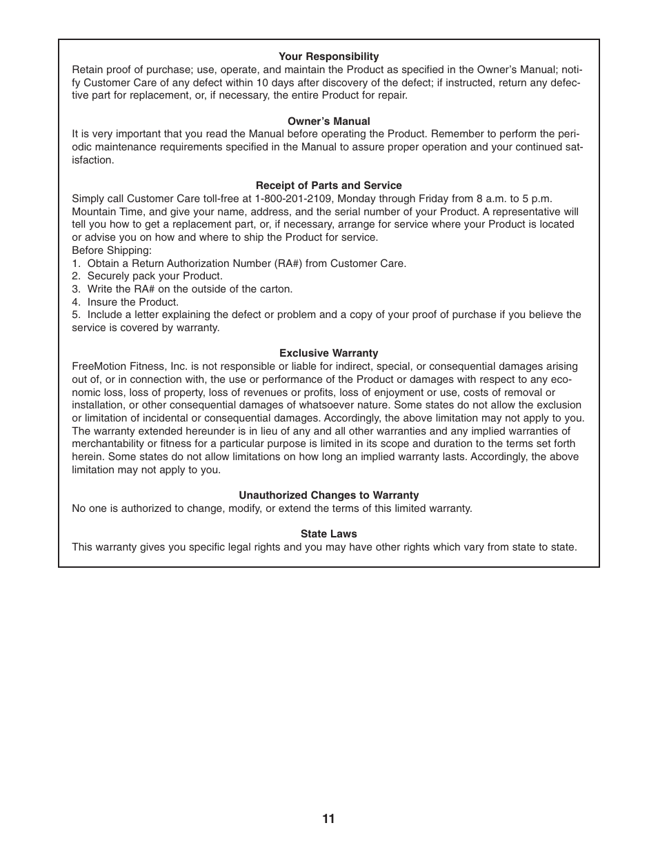 Epic Fitness ADJUSTABLE BENCH strength bench 2003 User Manual | Page 11 / 12