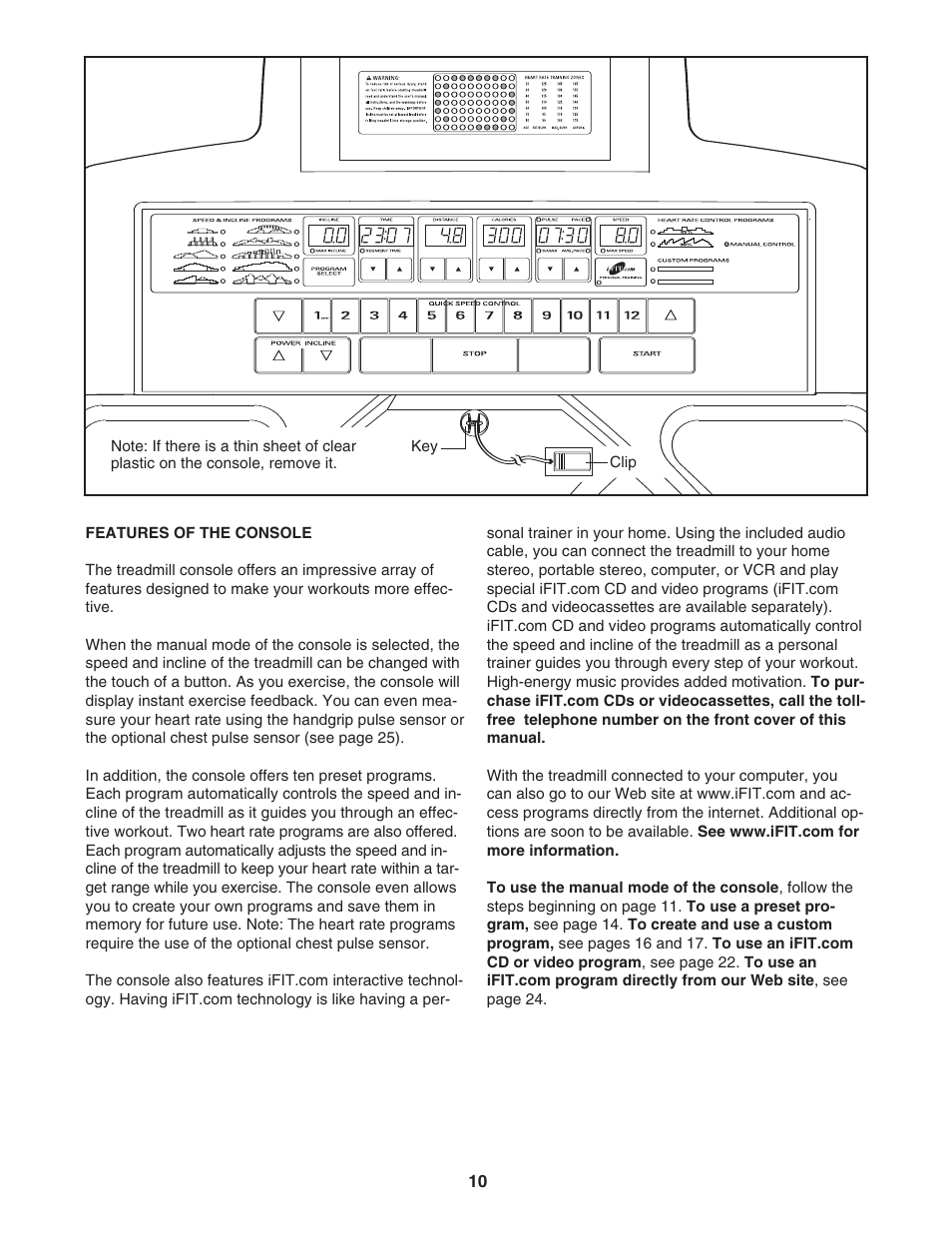 Epic Fitness ECTL81804.2 User Manual | Page 10 / 34