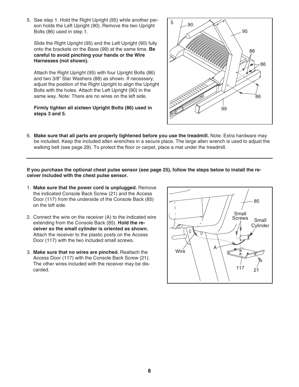 Epic Fitness ECTL81804.2 User Manual | Page 8 / 34