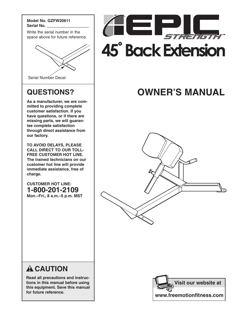 Epic Fitness FLATBENCH GZFW20611 User Manual | 12 pages