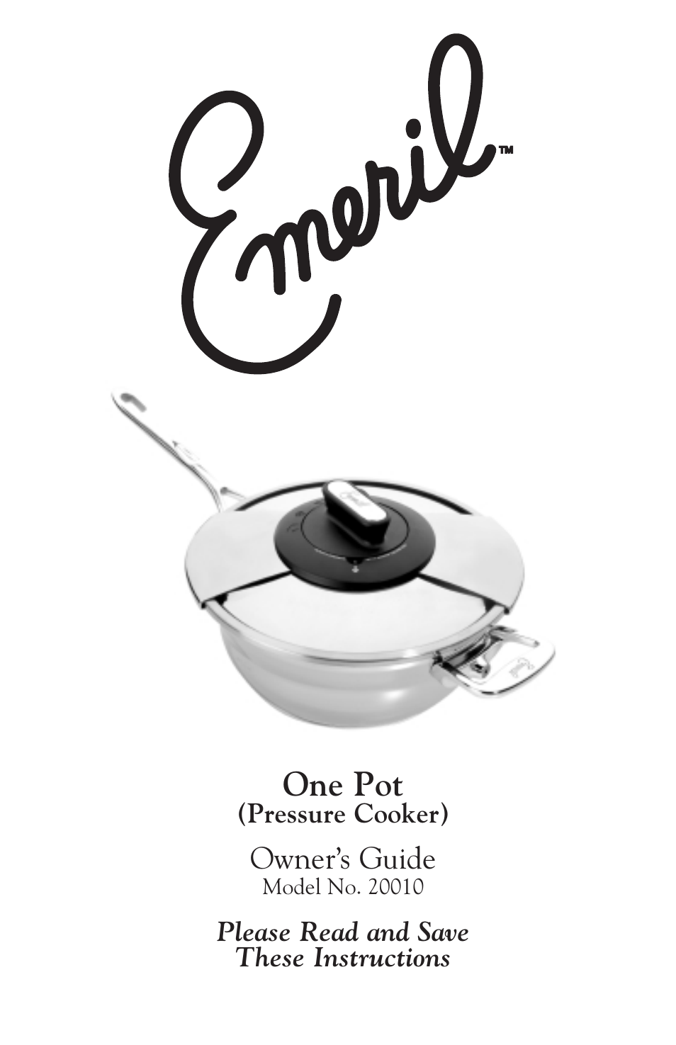 Emerilware 20010 User Manual | 12 pages