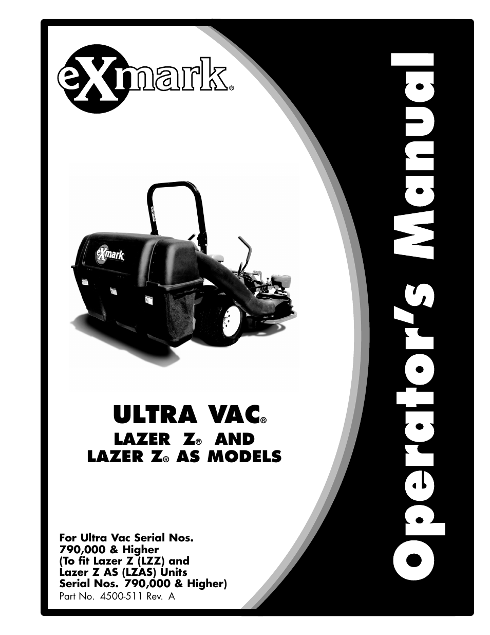 Exmark Ultra VAC LAZER Z User Manual | 28 pages