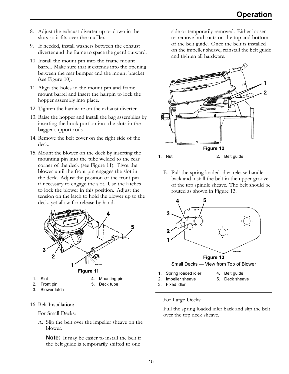 Operation | Exmark Ultra VAC LAZER Z User Manual | Page 15 / 28