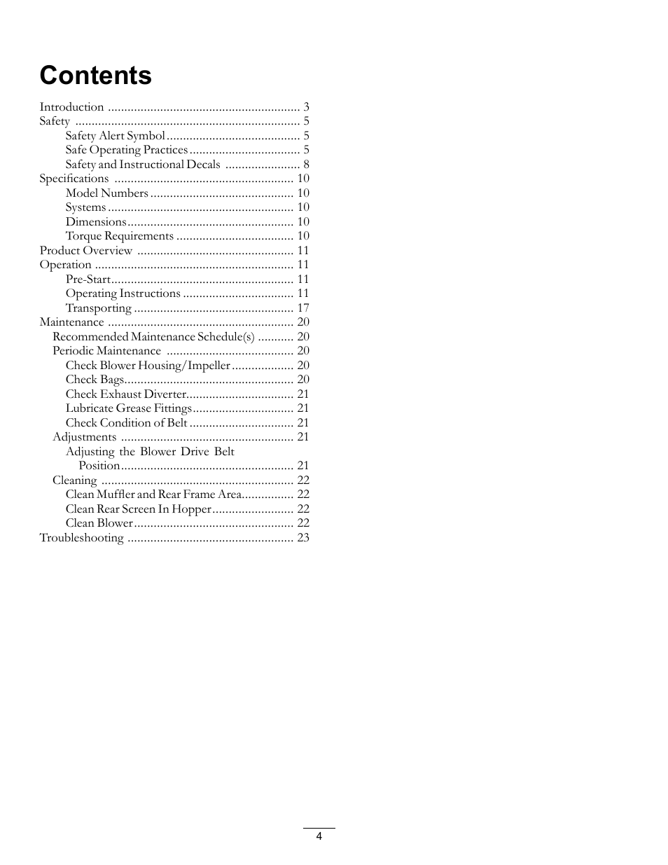 Exmark Ultra VAC LAZER Z User Manual | Page 4 / 28