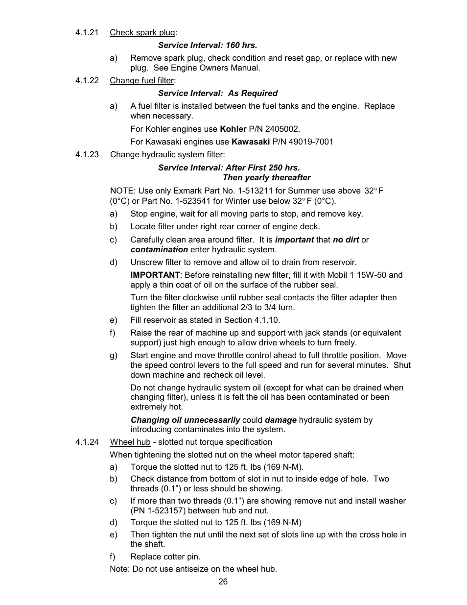 Exmark Lazer ZCT User Manual | Page 31 / 48
