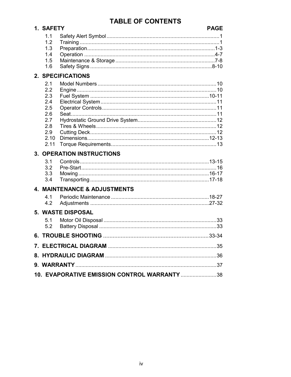 Exmark Lazer ZCT User Manual | Page 5 / 48