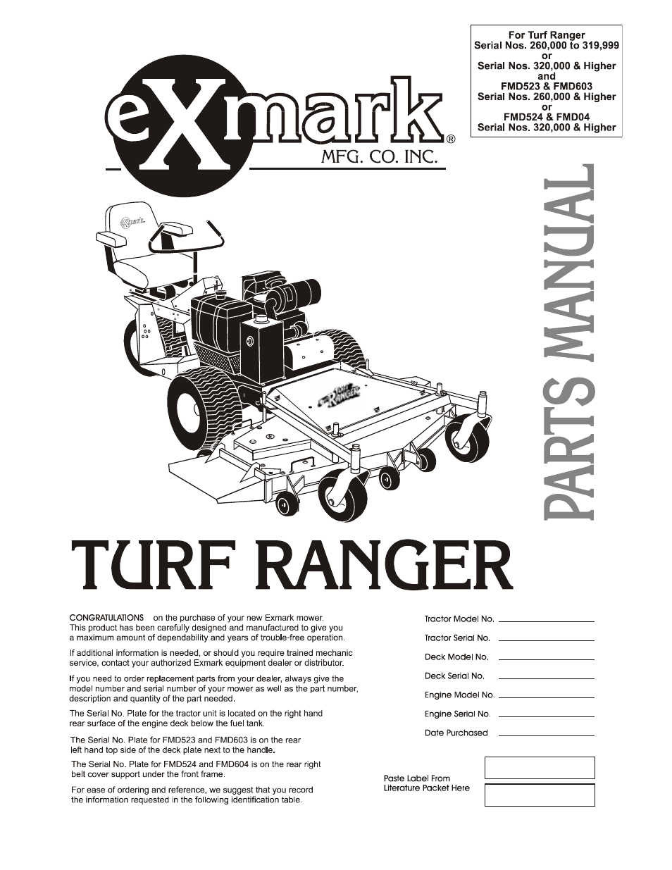 Exmark Lazer ZXP User Manual | 28 pages