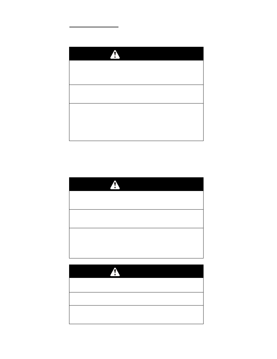 Warning | Exmark VH3615KA User Manual | Page 22 / 44