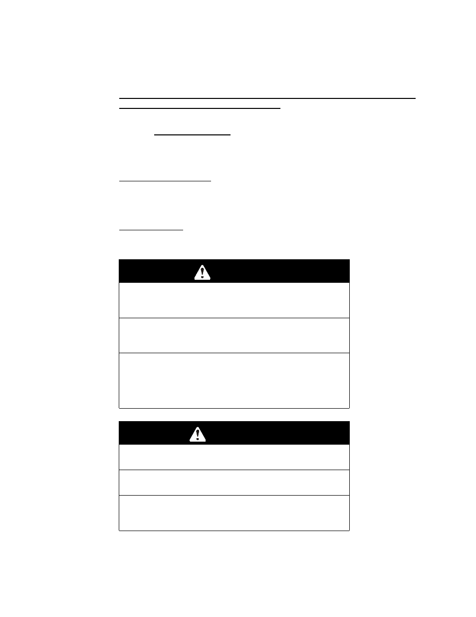 Warning | Exmark VH3615KA User Manual | Page 29 / 44