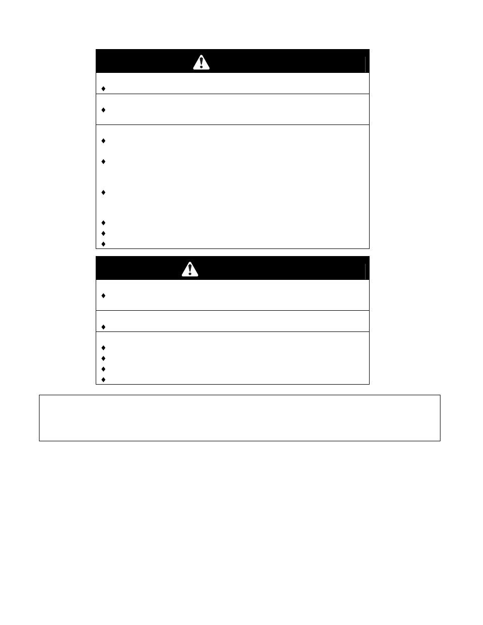 Warning | Exmark NAV27KC User Manual | Page 2 / 48