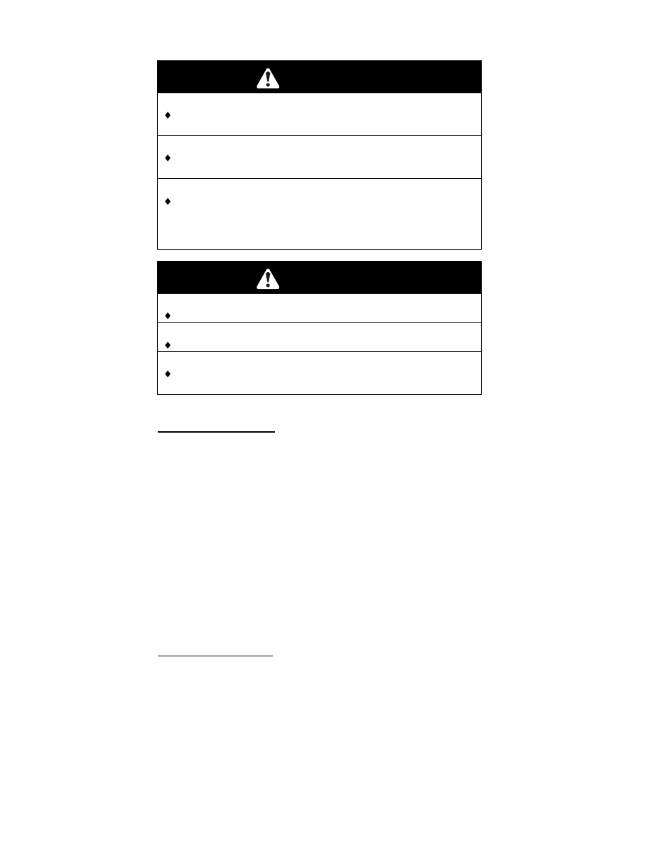 Warning | Exmark NAV27KC User Manual | Page 25 / 48