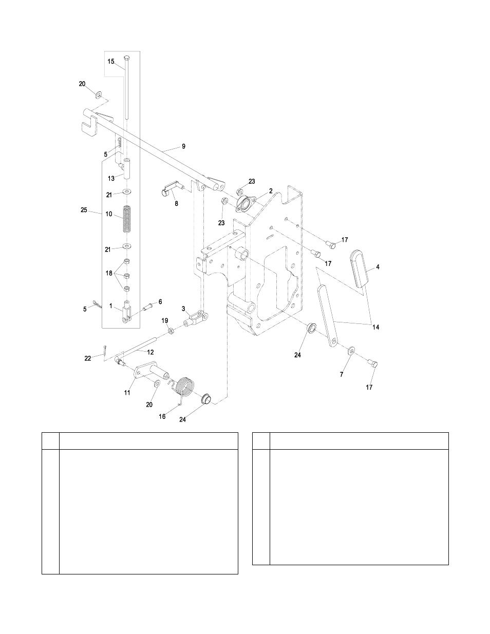 Park brake group | Exmark Navigator 4500-368 User Manual | Page 7 / 28