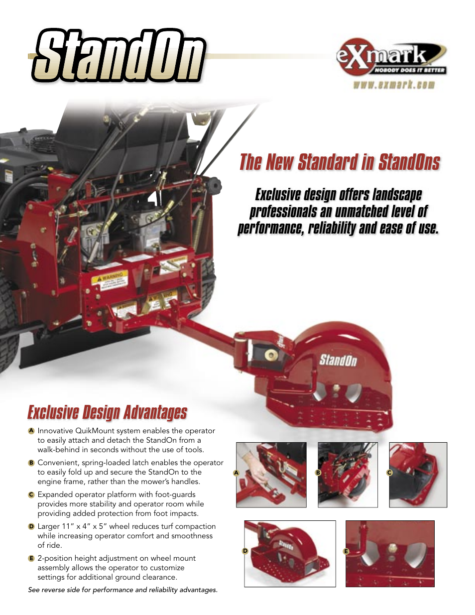 Exmark Quest Lawn Mower User Manual | 2 pages