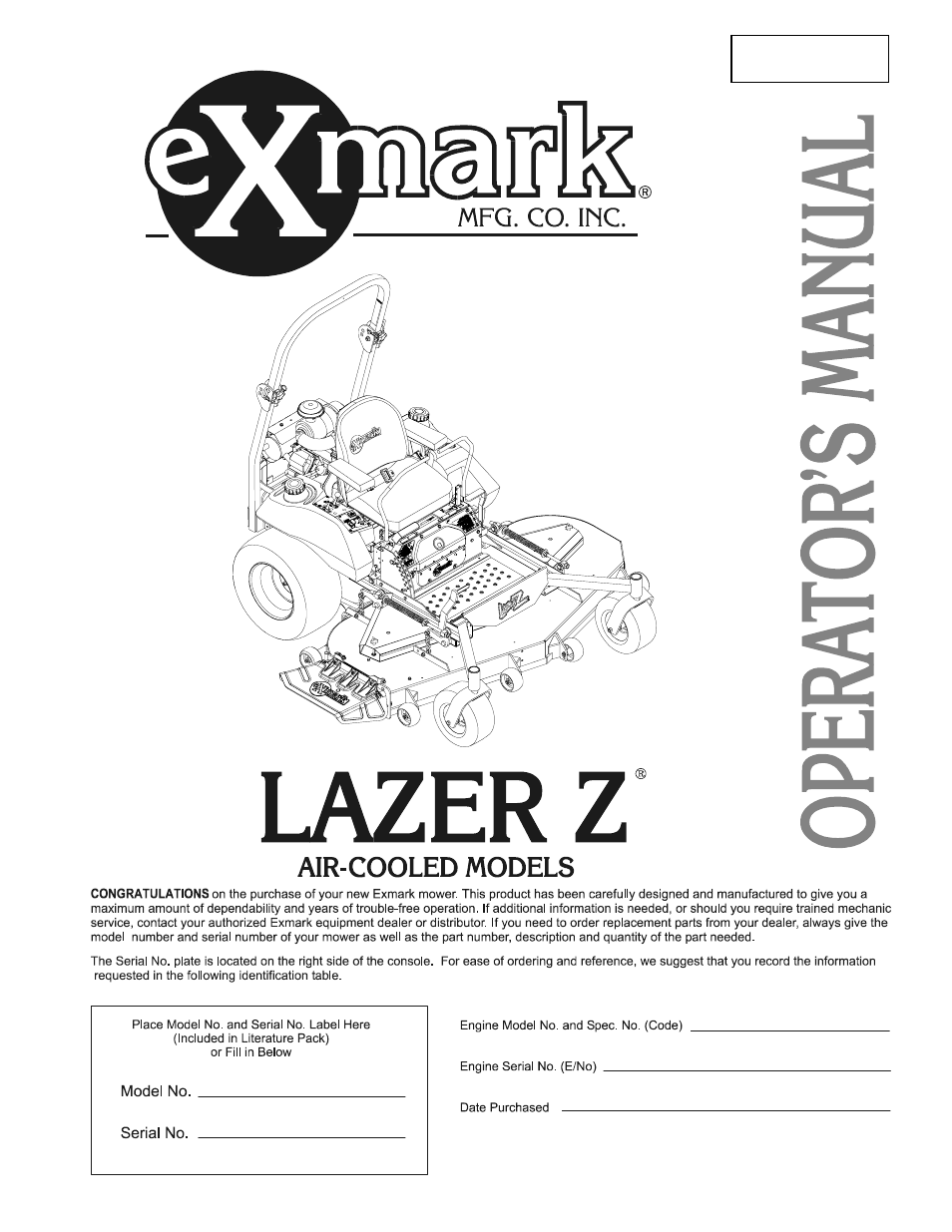 Exmark Lawn Tractor User Manual | 56 pages