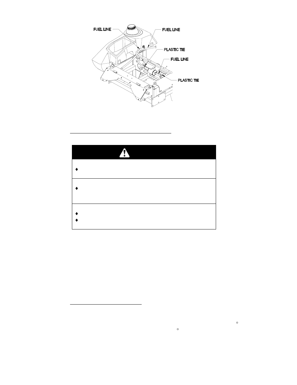 Warning | Exmark Lawn Tractor User Manual | Page 35 / 56