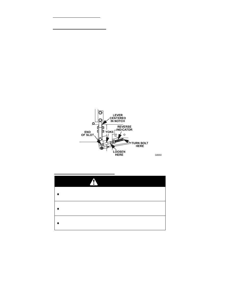 Warning | Exmark Lawn Tractor User Manual | Page 42 / 56