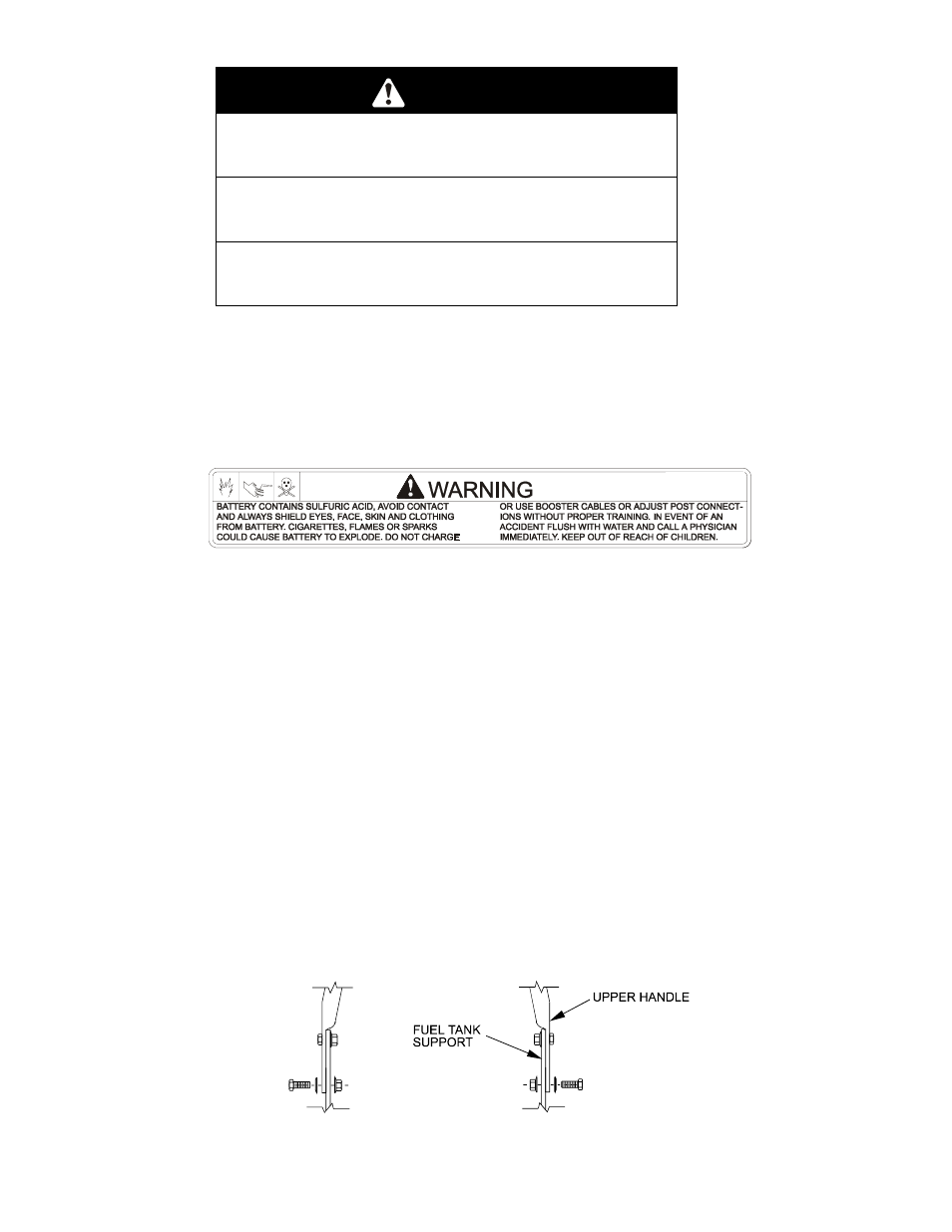 Caution | Exmark TT4817KAC User Manual | Page 19 / 52