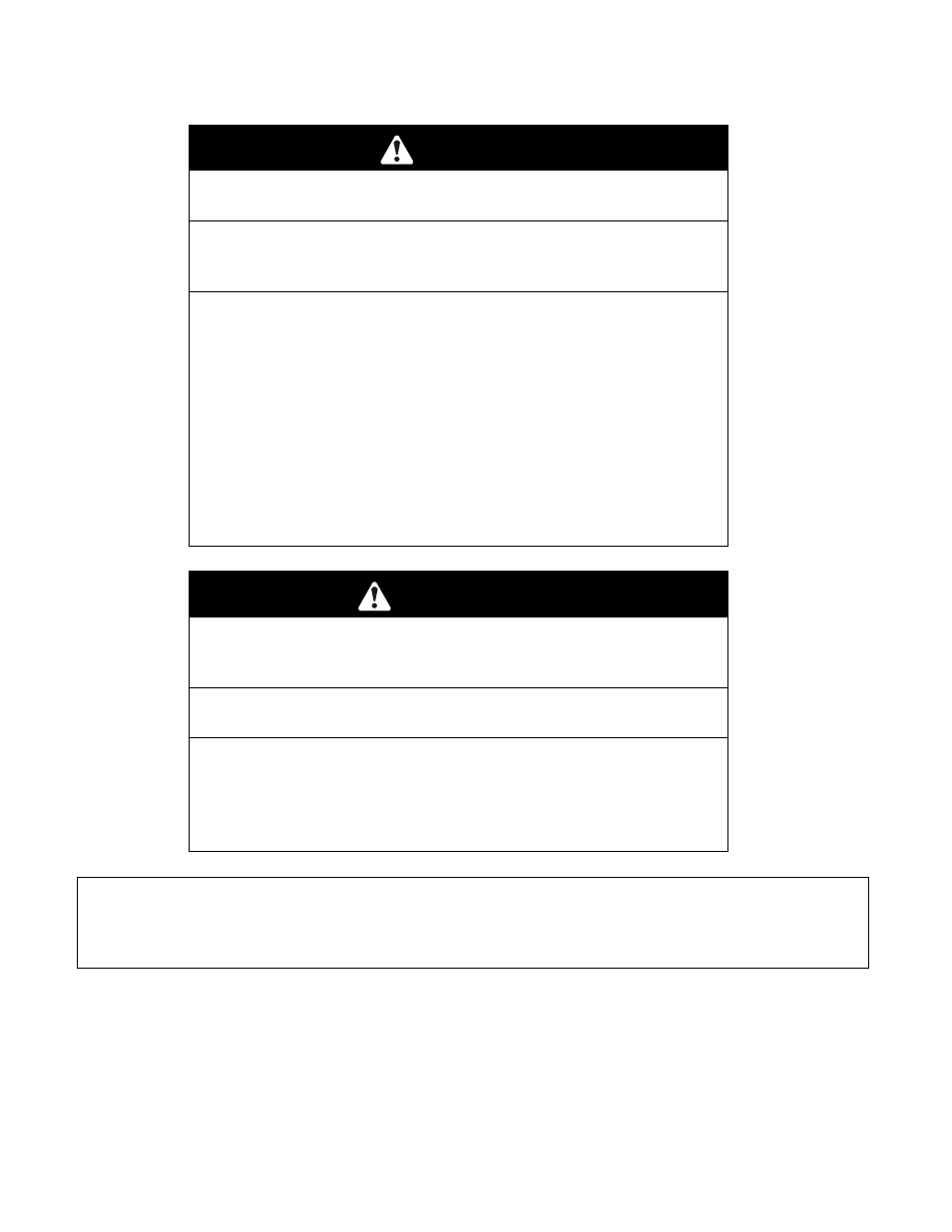 Warning | Exmark TT4817KAC User Manual | Page 2 / 52