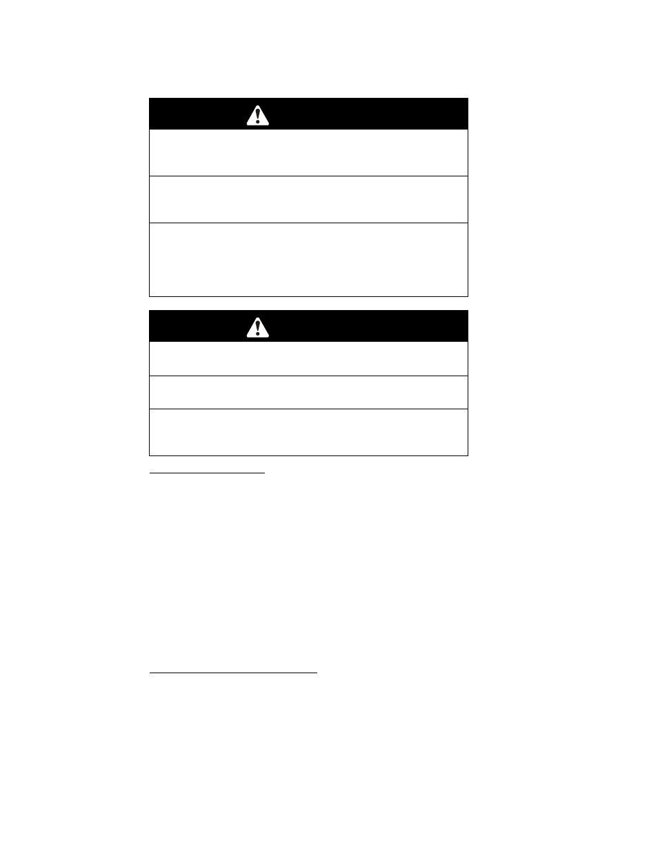 Warning | Exmark TT4817KAC User Manual | Page 29 / 52