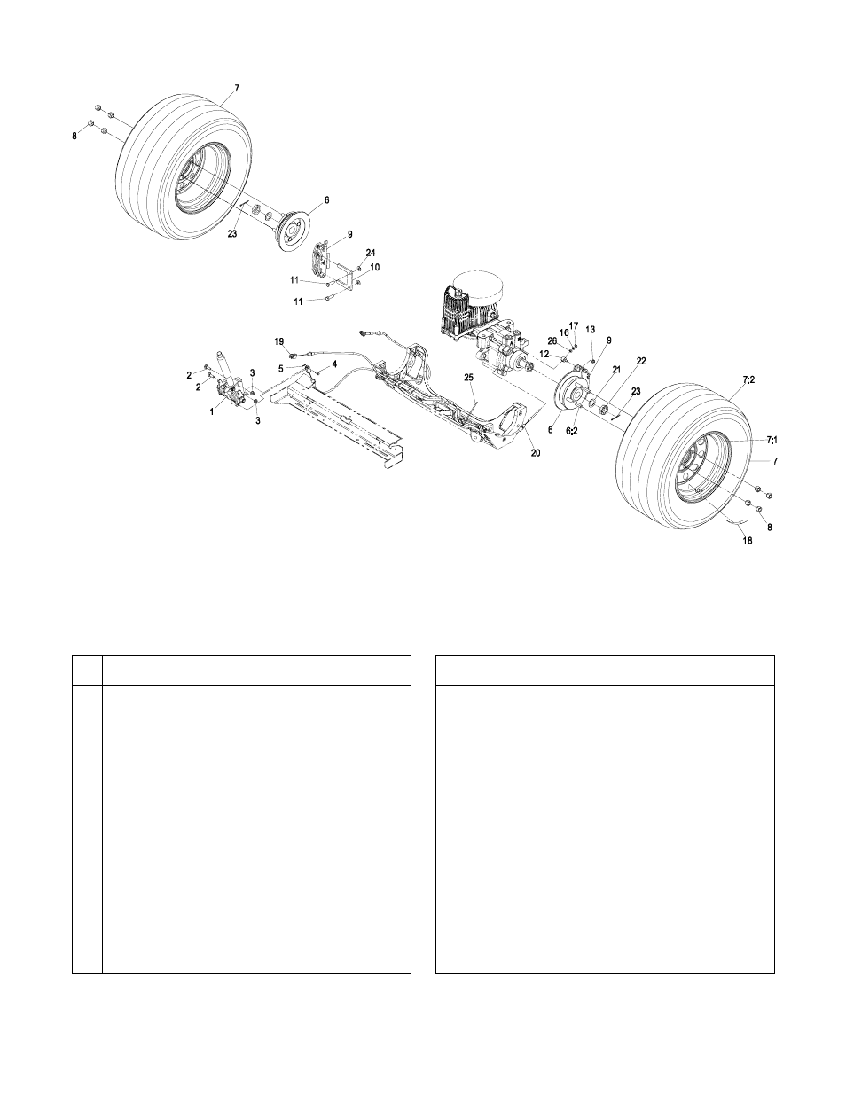 Park brake group | Exmark S/N 790 User Manual | Page 22 / 40