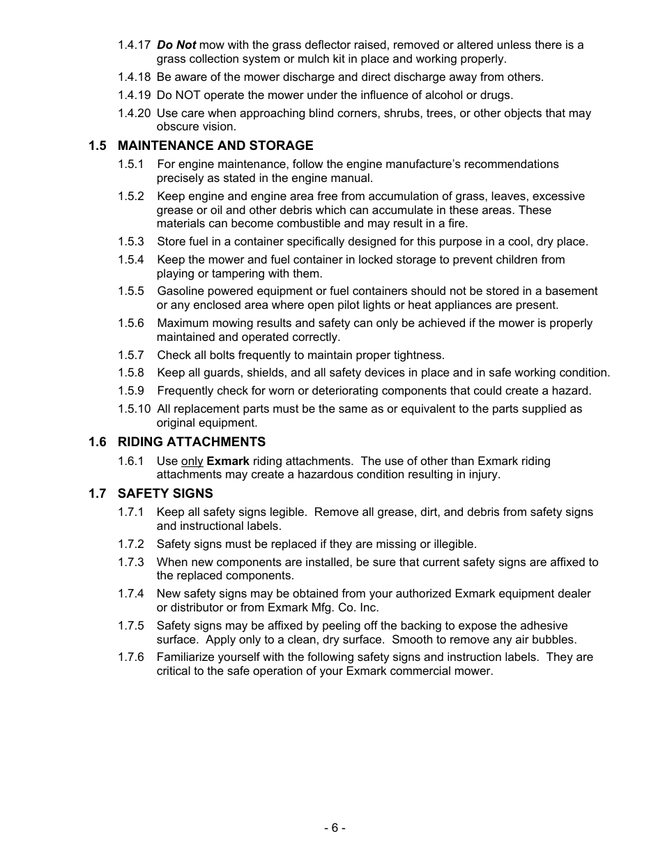 Exmark Mhp3615kac User Manual | Page 11 / 40