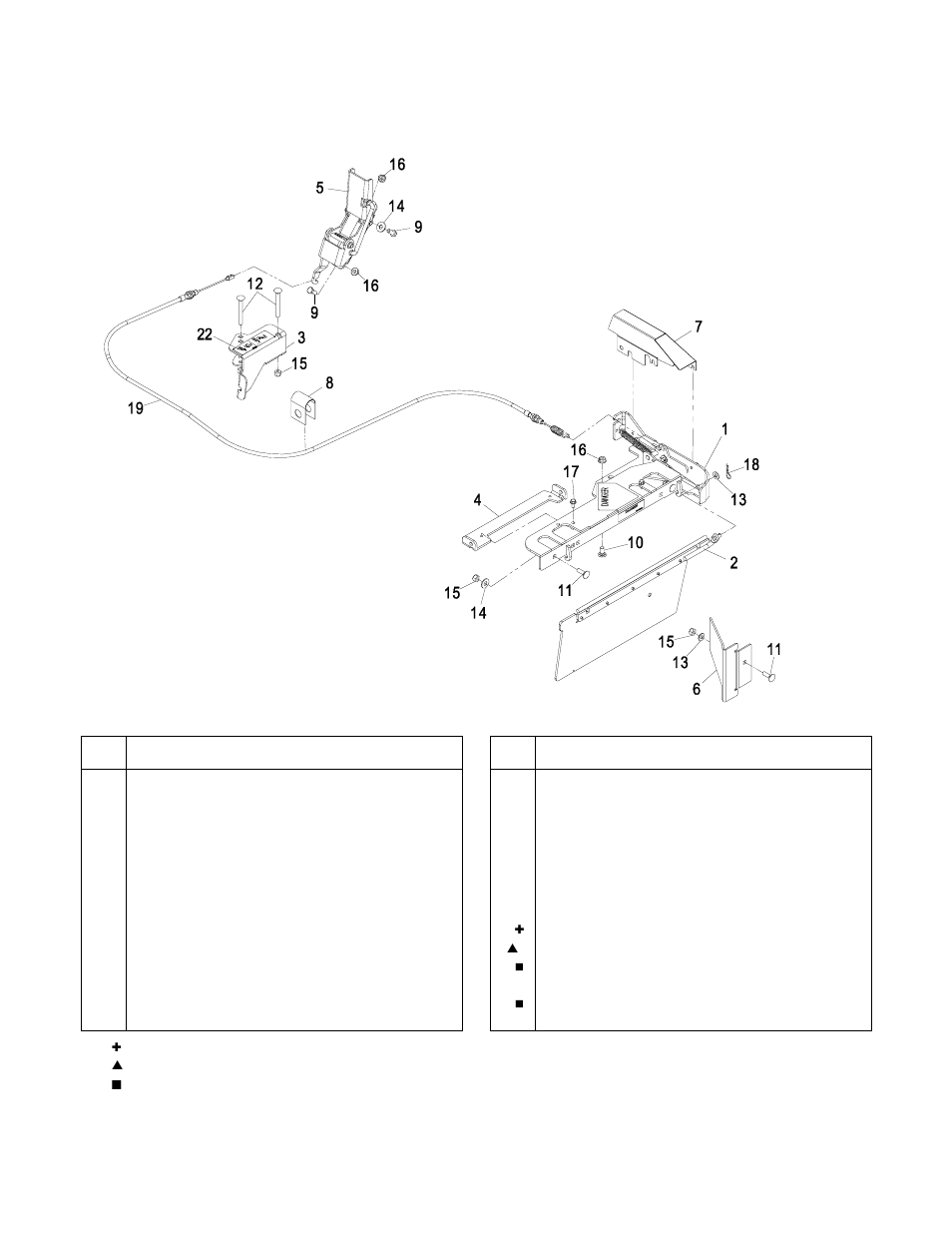 Parts list 7.1 ocd01 assembly | Exmark OCD01 User Manual | Page 21 / 28