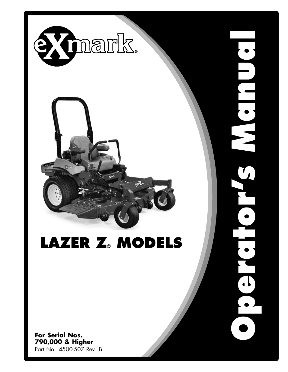 Exmark Lazer Z Mower 4500-507 User Manual | 56 pages