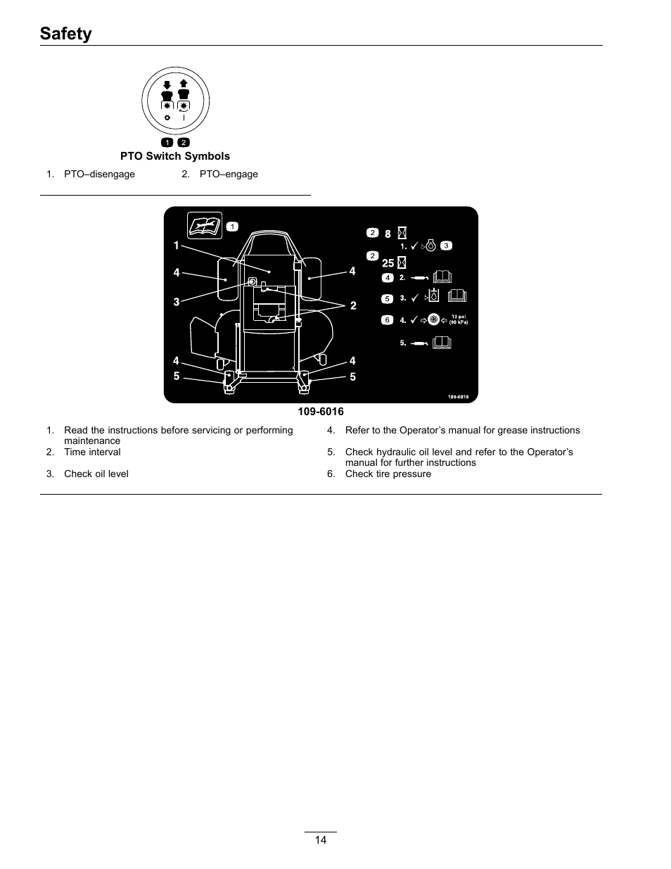Safety | Exmark Quest SP Models 850 User Manual | Page 14 / 52