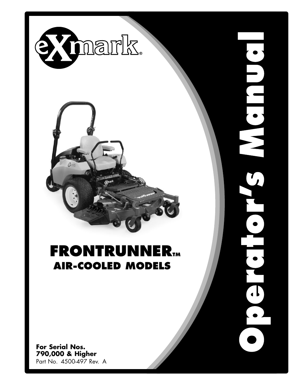 Exmark Frontrunner 4500-497 User Manual | 52 pages