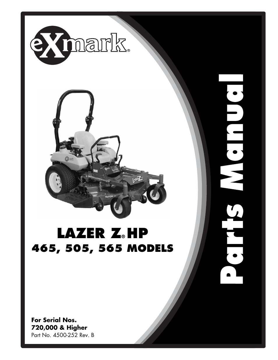 Exmark Lazer Z HP 505 User Manual | 28 pages